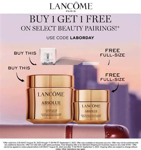 lancome ysl discount code.